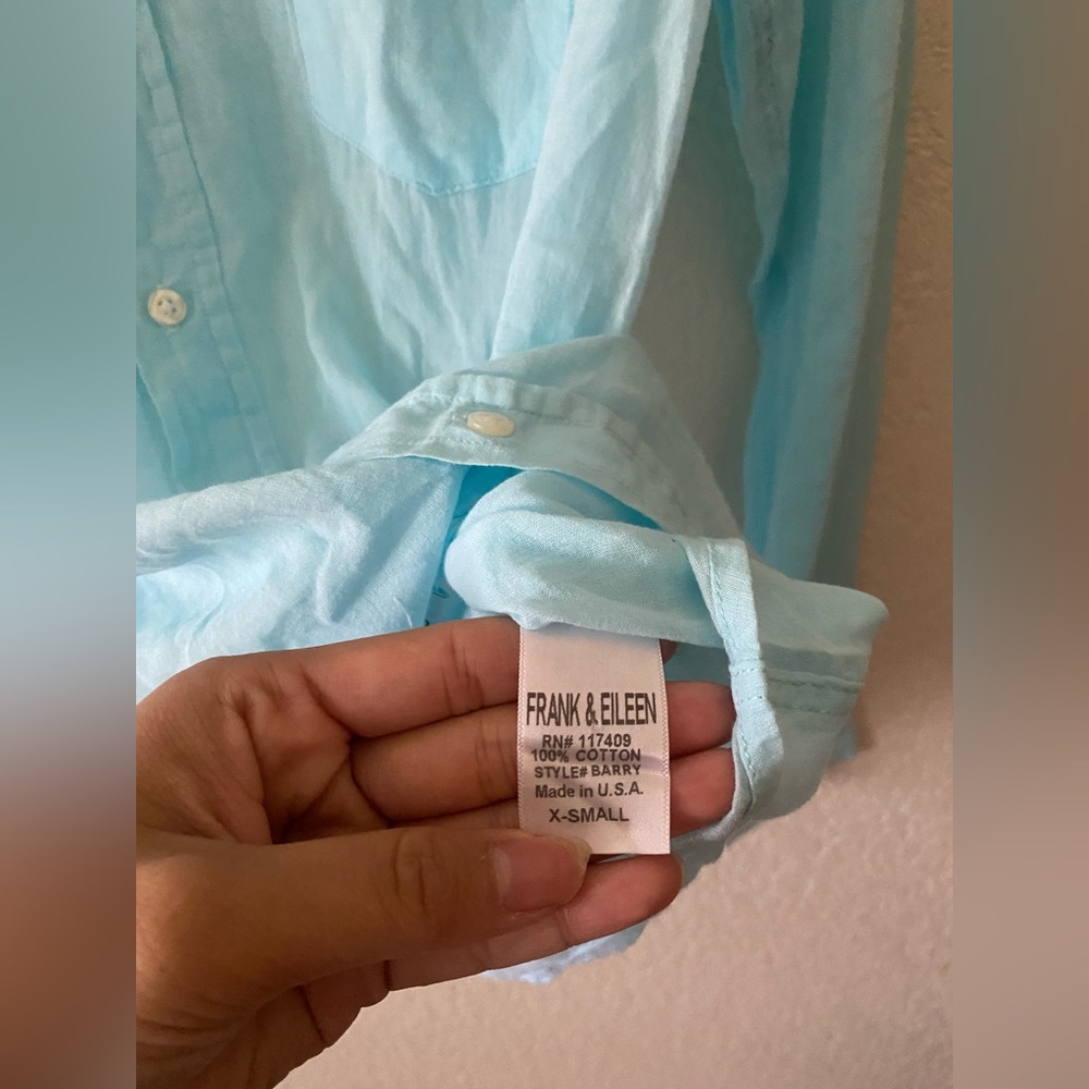 Frank And Eileen Buttoned Down Blouse - image 7